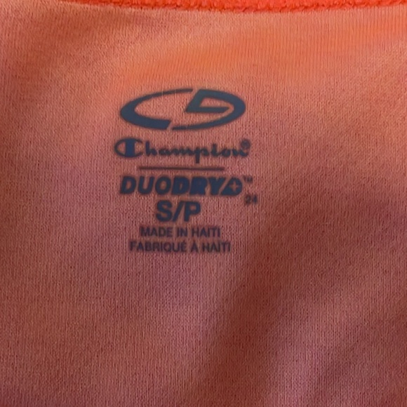 SOLD SOLD Champion Coral - melon short sleeve duo dry shirt - Picture 5 of 5